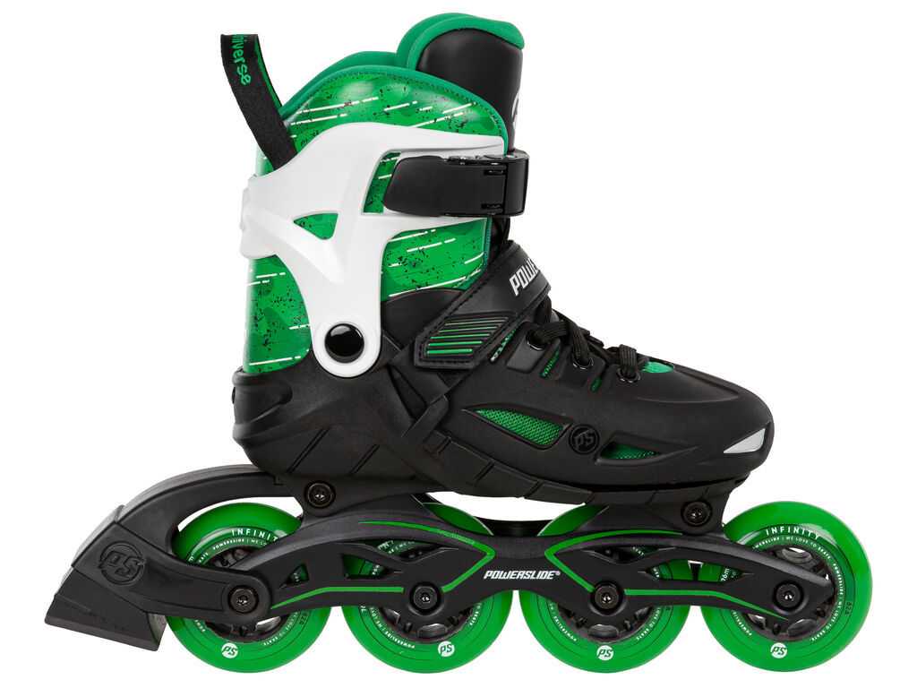 Powerslide Dětské kolečkové brusle Powerslide Phuzion Universe 4W Green