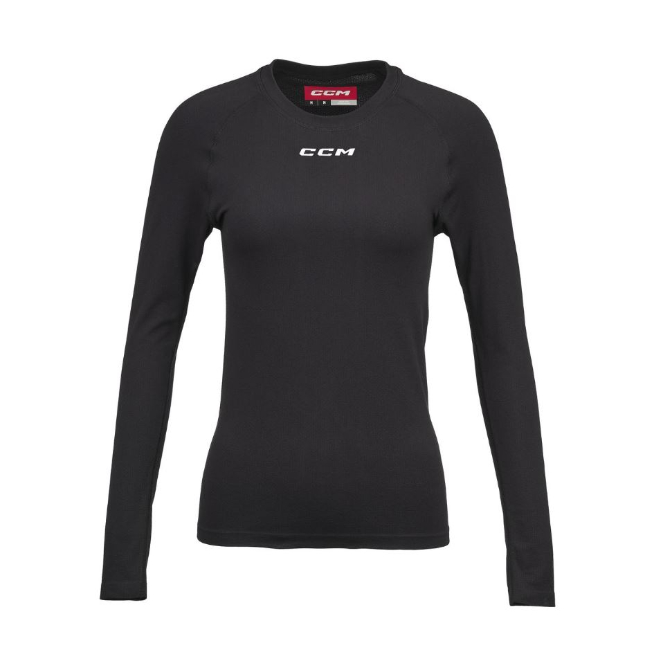 CCM Dámské triko CCM Women's Long Sleeve Training Tee SR