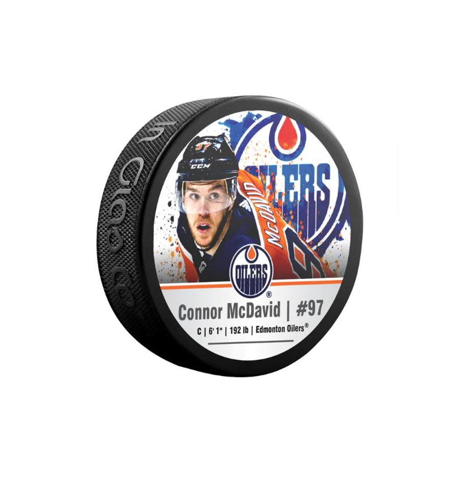 InGlasCo Fanouškovský puk NHL Connor McDavid Blister